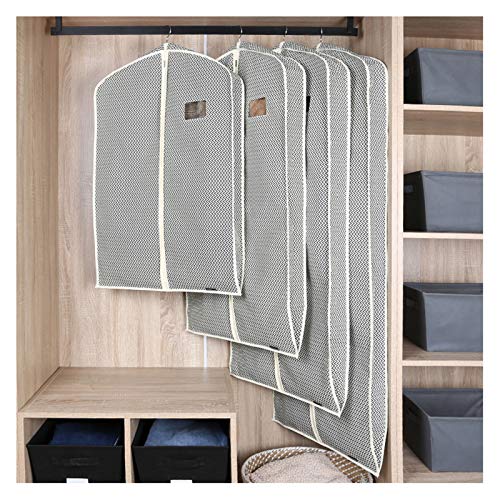 Saco para Roupa HOMEMANIA 130x58x9 cm (Cinzento) YYGZSUN - Sacos de roupa - 130x58x9 cm, cinzento