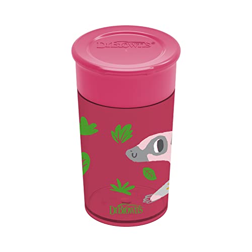 Garrafa de Aprendizado 360° Vermelho 300 Ml Dr. Brown Dr. Brown's - Copos e canecas - 360°, 300 ml, sem bico, silicone