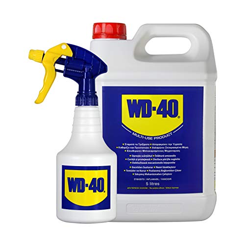 Lubrificante WD40 Multiuso (5 L) + Pulverizador WD-40 - Lubrificantes - multiuso, 5 l, pulverizador, antiferrugem