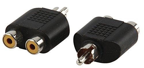 Adaptador de gênero DIGITUS 0.5m, 2xRCA-RCA Valueline - Acessórios de computador - 0.5m, rca-rca, masculino/feminino, preto