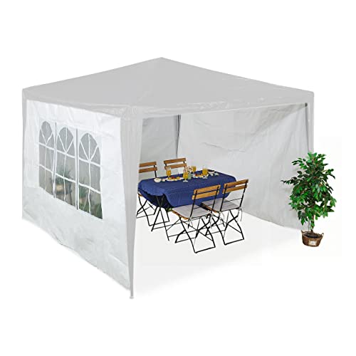 Pérgola Relaxdays 2x3 m Set de 3 (Jardinagem) Relaxdays - Acessórios para toldos e gazebos - pérgola, relaxdays, 2x3m, jardinagem
