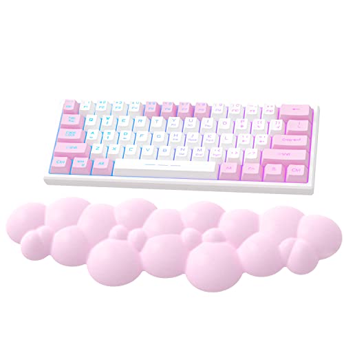 Apoio de Pulsos ATTACK SHARK Cloud em Rosa ATTACK SHARK - Apoio de pulso para teclado e mouse - apoio, pulsos, teclado, rato, confortável