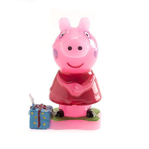 Vela com Presente para Crianças Dekora Peppa Pig dekora - Velas de aniversário - presente, peppa pig, pvc, 7 cm