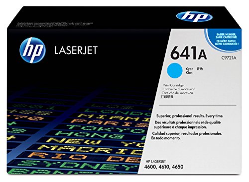 Tóner HP LaserJet Original 641A - Azul - C9721A HP - Cartuchos de toner e jato de tinta - laser, ciano, 8000 páginas, hp color laserjet
