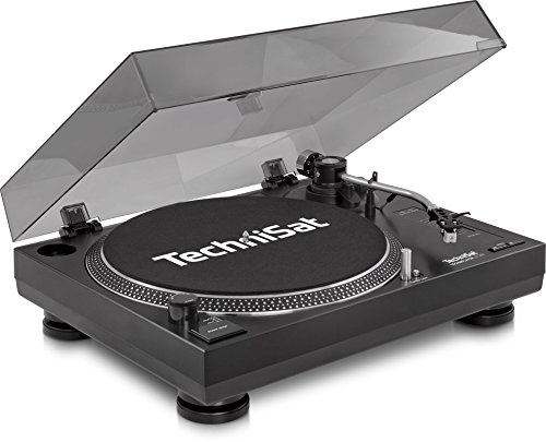 Gira-Discos TECHNISAT Techniplayer LP 300 Preto TechniSat - Cds de música - 33 rpm, botões, cabo rca, adaptador ac