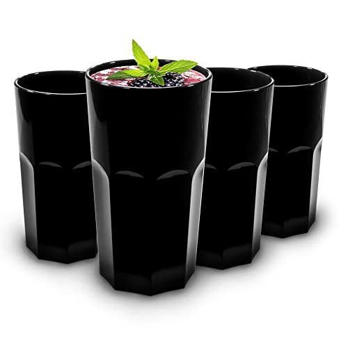 Conjunto de 4 Copos de Vinho RB RETRO BLACK RBDRINKS - Copos - conjunto, 4 copos, vinho