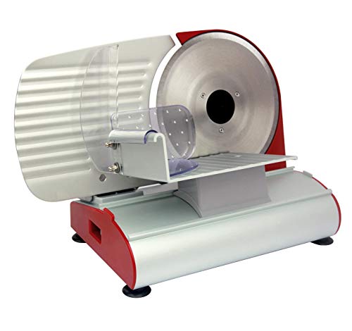 Máquina de Fatias Elétrica RGV Mary 220 RGV - Fatiadoras de frios - gris, vermelho, alumínio, indicador LED