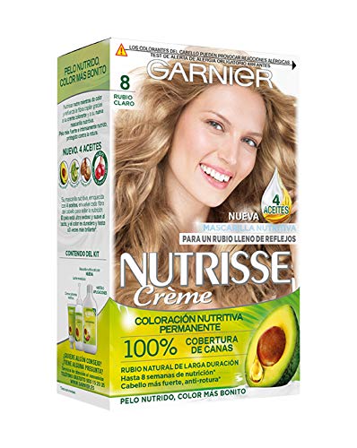 Coloração Permanente Nutrisse Creme Coloração Permanente com Máscara Nutritiva de Quatro Óleos Garnier - Coloração de cabelo - corante permanente, quatro óleos, cabelo fraco, cabelo seco