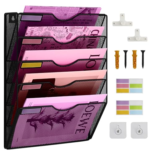 Organizador de Arquivos LIONELO 5 Níveis DLMall - Suportes para revistas - 5 níveis, gancho, durável