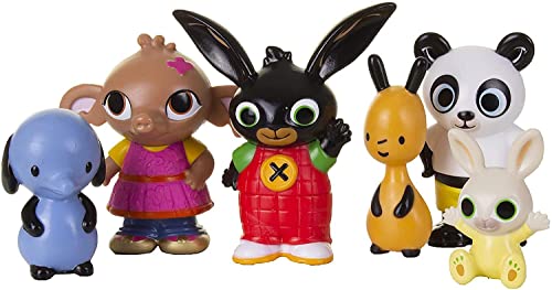 Conjunto de Bonecos ACAMAR FILMS Bing Bing Friends (Idade Mínima Recomendada: 3 anos) BING - Brinquedos - bing, flop, sula, amma, pando, charlie