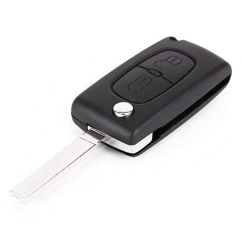 Chaveiro para Automóveis CITROEN e PEUGEOT com 2 botões sem pilha Preto CABLEPELADO - Baterias - citroen, peugeot, sem pilha