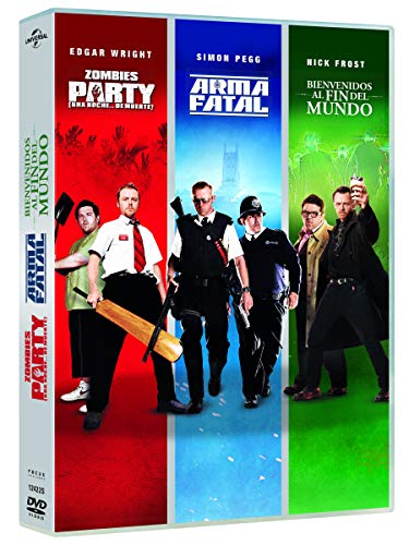 DVD Trilogia Cornetto (Edição em Espanhol) SONY PICTURES - Dvds e vídeos - trilogia, corneto, filme britânico, cômico, edgar wright, Simon Pegg
