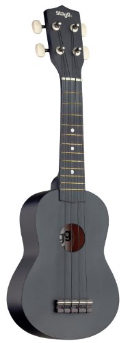 Ukulele STAGG US-NIGHT (Azul - 38 x 26,5 x 10 cm) Stagg - Guitarras - ukulele, soprano, nylon, tablatura, nato, tilia