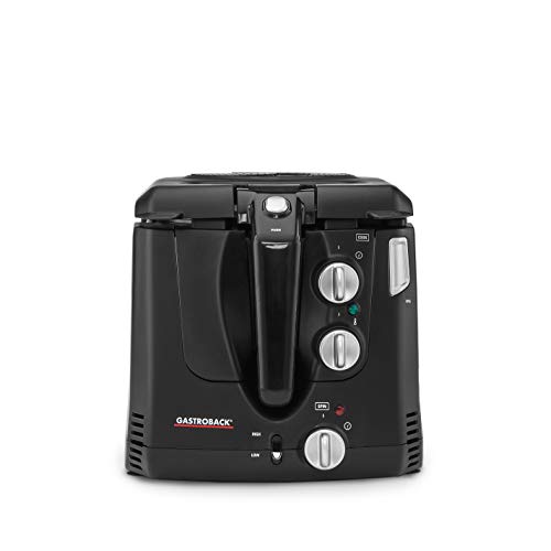 Fritadeira GASTROBACK 42580 (2.5 L - 2000 W) GASTROBACK - Fritadeiras - 2.5l, 2000w, termostato regulável, centrifugação, baixa gordura