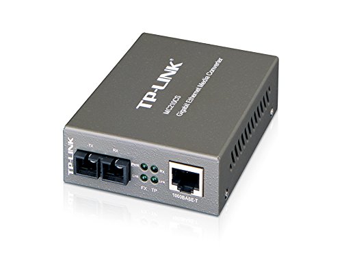Conversor de vídeo TP-LINK MC210CS em Preto TP-Link - Adaptadores power over ethernet - conversor vídeo, tp-link mc210cs, preto, rj-45, sc, masculino-masculino