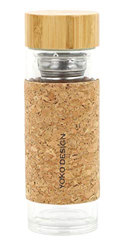 Garrafa Térmica YOKO Design (Aço Inoxidável - Transparente) YOKO DESIGN - Cafeteiras e bules de chá - 0,75L, aço inoxidável, transparente, removível