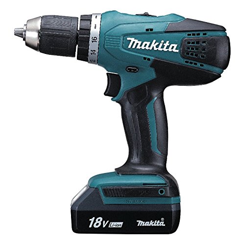 Chave de Impacto MAKITA DF457DWE (1400 rpm) Makita - Berbequins elétricos portáteis - 1400 rpm, bateria, azul
