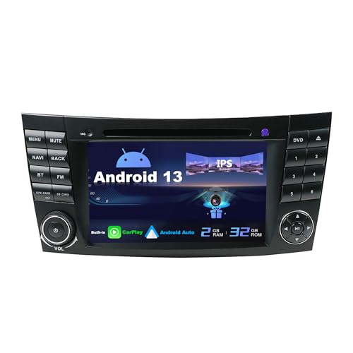 Autorrádio para Mercedes-Benz Classe E W211 CLS W219 (SXAUTO) SXAUTO - Aparelhos de áudio e vídeo para veículos e sistemas de painel - autoradio, mercedes benz classe e w211 cls w219, sxauto, usb 2.0, gps, preto