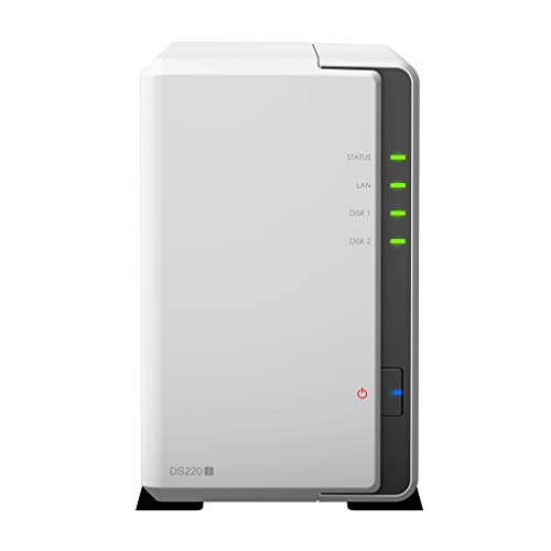 Servidor NAS e de armazenamento SYNOLOGY DiskStation DS220j Synology - Dispositivos de armazenamento - nas, armazenamento, synology