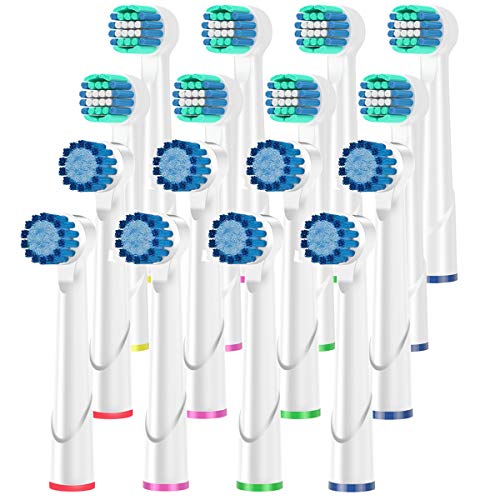 Recargas Escova de Dentes QLEBAO Recarga 16 Cabeças QLEBAO - Acessórios para escova de dentes - recarregável, 16 cabeças