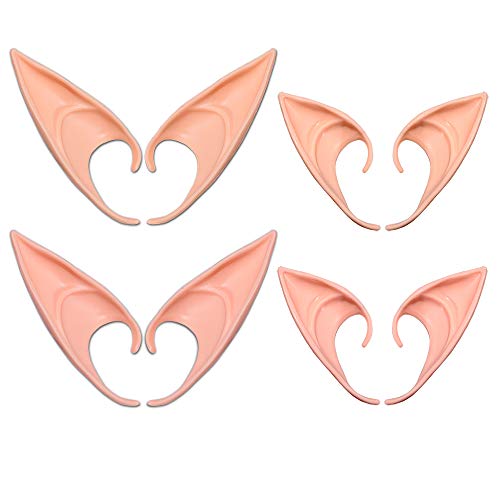 Orelhas de elfo ANISQUI (12 cm - 2 unidades) AniSqui - Brincadeira de faz de conta - 1,2 cm, 2 unidades, elfo