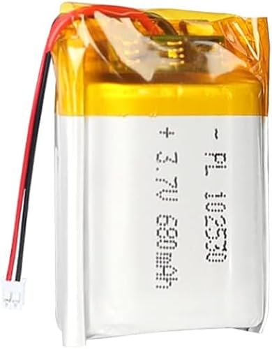 Pacote de Bateria de Iões de Lítio Recarregável LiPo com Conectores JST 3.7V 680mAh 102530 JJoias - Baterias - 3,7V, 680mAh, Li-Ion, JST