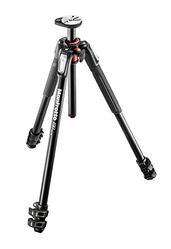 Tripé de Alumínio MANFROTTO 190 (Alumínio - Altura Máxima: 162 cm) Manfrotto - Tripés e monopés - alumínio, 162 cm, 7 kg, 3 seções