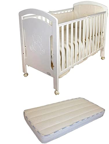 Berço 3 em 1 com colchão e almofada para proteção para recém-nascidos Toral Mundibebé, S.L. - Móveis para bebês e crianças pequenas - berço, colchão, almofada, proteção, recém-nascidos