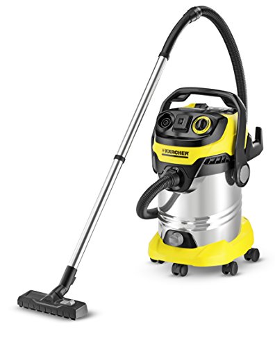 Extrator de pó Kärcher WD 6 P Premium | Cinzento (Armazenamento e limpeza) Kärcher - Aspiradores de pó e a vapor - 30 L, preto, 2 partes, 6 m, tapete