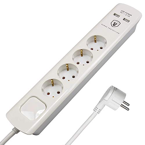 Extensão Elétrica FEINTECH MD000433 (4 Tomadas) FeinTech - Filtros de linha e supressores de surtos - extensão elétrica, fein tech, md000433, 4 tomadas