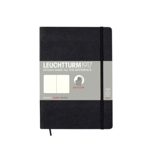 Caderno LEUCHTTURM Classic (A5 - Preto - Quadriculado) LEUCHTTURM1917 - Cadernos e bloco de notas - A5, preto, quadriculado
