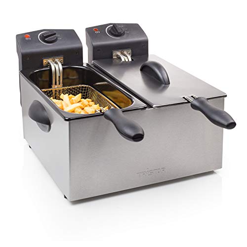 Fritadeira TRISTAR FR-6937 (2 Unidades - 3 L) Tristar - Fritadeiras - 2 unidades, 3 L, 190 °C, inox