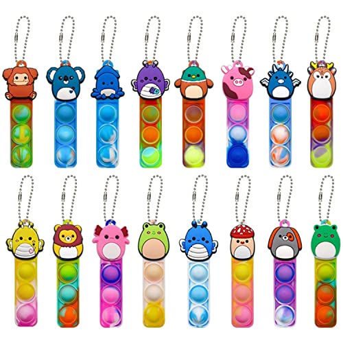 STEEMJOEY 16 Pcs Pop Fidget It Silicone Fidget Toy Steemjoey - Brinquedos - 16 peças, silicone, fidget toy, relaxamento