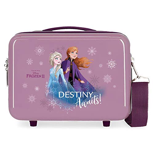 Necessaire Rígido Abs Adaptável FROZEN 2 Destino Awaits Disney - Mochilas - adaptável, frozen 2, divisões internas, alça transporte