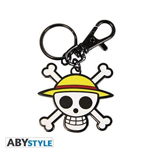 Porta-Chaves ONE PIECE One Piece Luffy Skull ABYstyle - Porta-chaves - metal, Skull, One Piece, gancho