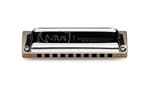 Harmonica SUZUKI Manji Standard Do (10 Furos) Suzuki - Acessórios para instrumentos musicais e orquestra - 10 furos, diatónica, madeira, resina