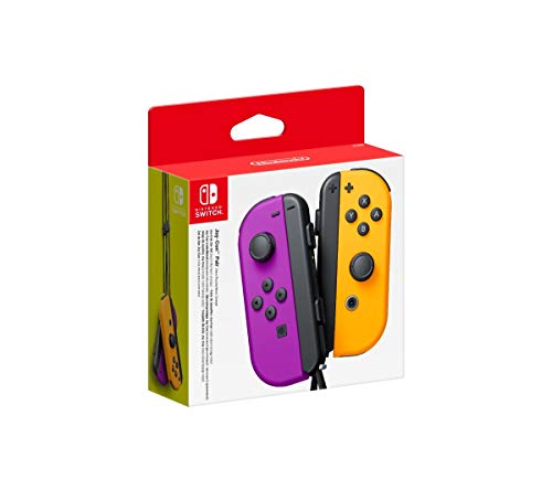 Joy-Con Nintendo Switch (Set Esquerdo Direito - Roxo e Laranja Neón) Nintendo - Controladores de jogo - 