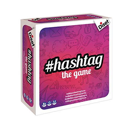 Jogo de Tabuleiro DISET HASHTAG (Idade Mínima Recomendada: 5 anos) Diset - Jogos - velocidade, criatividade, hashtag, roleta, carta