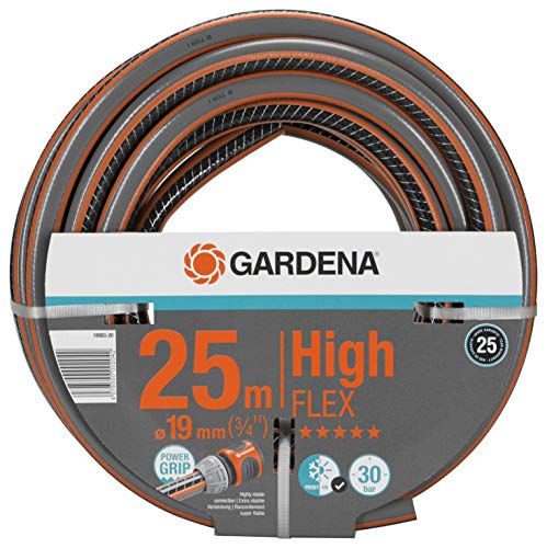 Mangueira GARDENA 18083-20 (Cinzento - 25m) Gardena - Mangueiras de jardim - 25m, boca flexível, resistente UV, resistente gelo