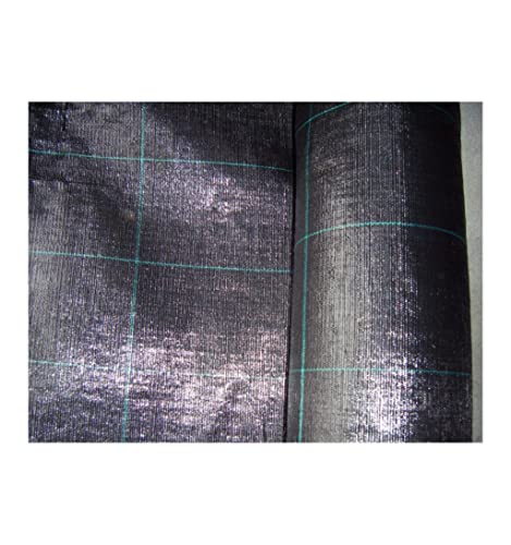 Malla Anti-Hierbas Negras 110g Rollo 3 X 100cm IMPORTACIONES MUGAR - Lâmpadas de plantas e flores - 110g, 3x100cm, polipropileno, anti-hierbas