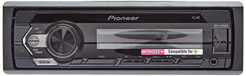 Autorrádio PIONEER MVH-S120UBW (Bluetooth Mãos Livres - 2 USB - 50 W) Pioneer - Placas-mãe - bluetooth, 2 usb, 50 W, preto