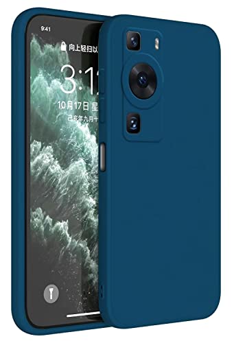 Capa Huawei P60 TOPME Silicone Azul Escuro Topme - Peças de reposição para telemóveis - silicone, azul escuro, resistente a riscos, huawei