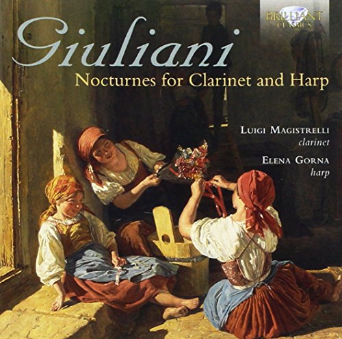 CD Giuliani,G.F./Konzertorchester Berlin - Nocturnes (1 CDs) BRILLIANT CLASSICS - Cds de música - nocturnos, orquestra, bernd weixler, violinista
