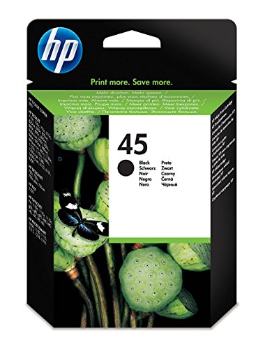 HP 45 Original Preto Embalagem múltipla 1 peça(s) HP - Cartuchos de toner e jato de tinta - original, preto, embalagem múltipla