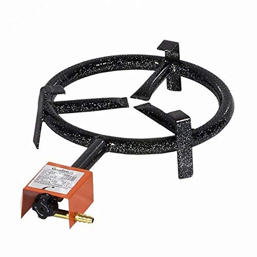 Grelhador de Gás Butano PAELLERO 20300 Preto Garcima - Eletrodomésticos de cozinha - gás butano, preto, paellero