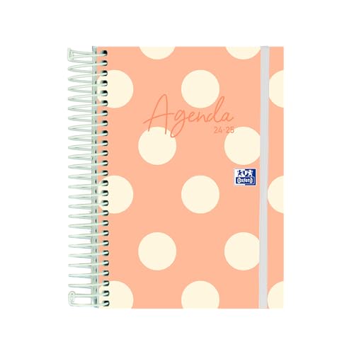 Agenda Escolar OXFORD Lolailo (2024/2025 - Diário - 14.8x21cm) Hamelin Brands - Calendários, organizadores e planejadores - papel sem ribombos, capa de cartão, 14.8x21cm