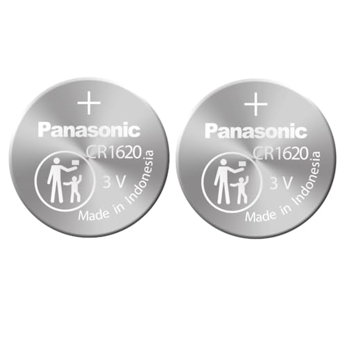 Pilha Recarregável PANASONIC CR1620 (2 unidades) Panasonic - Baterias de uso geral - 3V, 60mah, litio, CR1620