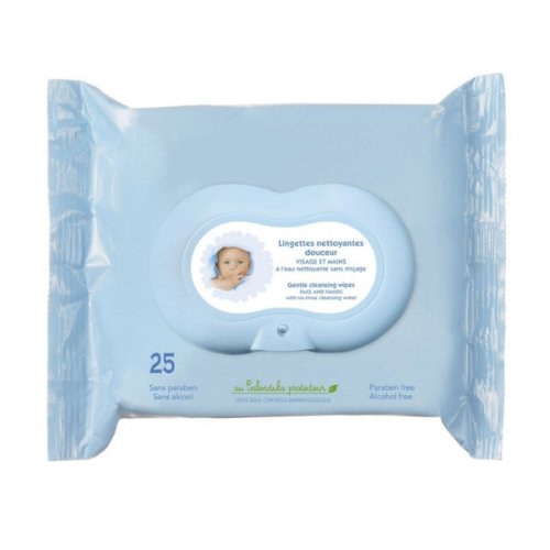 Toalhitas de Limpeza Facial e Mãos Klorane 25 Unidades Klorane - Limpadores faciais - 25 unidades, limpeza facial, limpeza das mãos