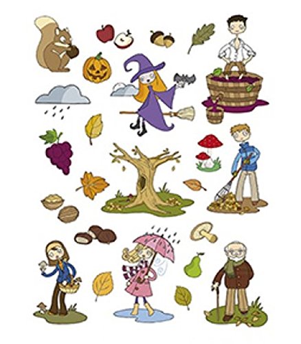 Apli Autumn Sticker Pack (Recondicionado Como Novo) Apli paper - Enfeites e acabamentos - estações, stickers, removíveis, ilustrado
