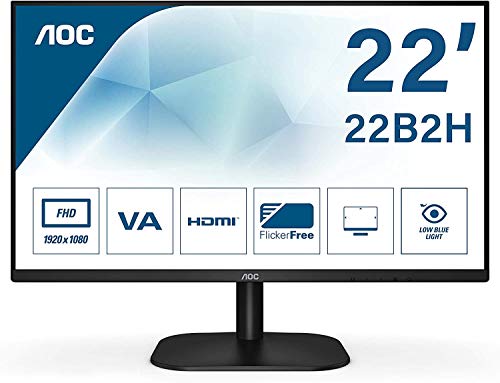 Monitor AOC Essential-line 22B2H (22'' - Full HD - LED) AOC - Monitores de computador - 22 polegadas, full hd, led